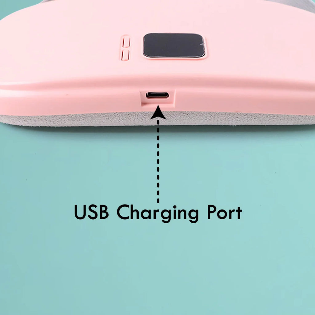 Rechargeable Smart Warm Palace Belt With Heating and vibrating Relieve Period Cramp Pain Menstrual Waist Belt for Cramp Period Care, Period Massager (1 Pc)